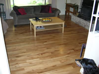 Tan Oak Flooring Installation