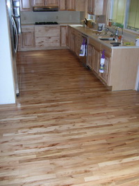 Tan Oak Flooring Installation